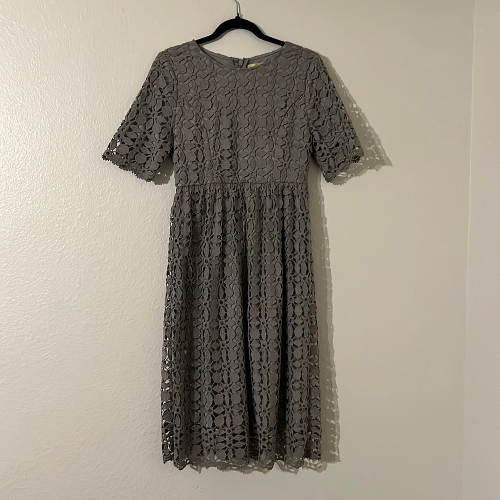 Grey Midi dress